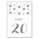Search for silver table cards Trendy