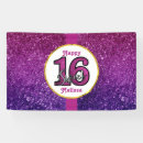 Search for sweet 16 banners Purple