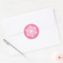Search for pink snowflakes stickers Xmas