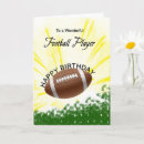 Search for football player birthday cards Kick
