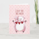 Search for pig valentines day cards I love you