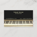 Search for keyboard player business cards Musical