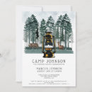 Search for camping birthday invitations Woodland