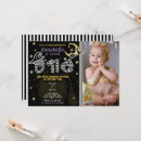 Search for black 1st birthday invitations Stars