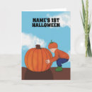 Search for babys first halloween cards Pumpkin