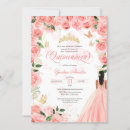 Search for blush quinceanera invitations Tiara