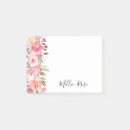 Search for floral post it notes Pink