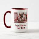 Search for funny christmas mugs Red