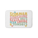 Search for blue and orange bath mats Retro