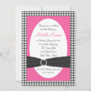 Search for houndstooth invitations Grey