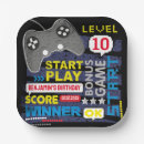 Search for gamer plates Boy birthday
