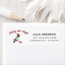 Search for merry and bright return address labels Cute
