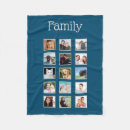 Search for family photo fleece blankets Grandparents