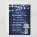 Search for light blue engagement party invitations Winter