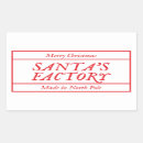 Search for factory stickers North pole
