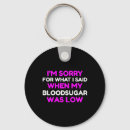 Search for blood type key rings Diabetes awareness month