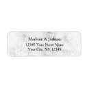 Search for grey and white monogram wedding return address labels Modern