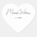 Search for elegant white heart stickers Modern