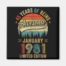 Search for popular birthday magnets Modern