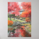 Search for japanese garden posters Watercolor