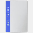 Search for thank you post it notes Blue