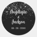 Search for glitter envelope seals Black