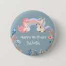Search for unicorn birthday badges Rainbow
