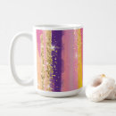 Search for faux gold glitter mugs Pastel
