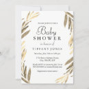 Search for girls bridal shower invitations Gold