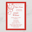 Search for red flourish invitations Party