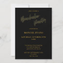 Search for black bachelor party invitations Elegant