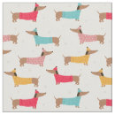 Search for christmas dog fabric Dachshund