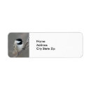 Search for chickadee return address labels Black capped chickadee