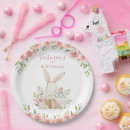 Search for bunny birthday plates Watercolor