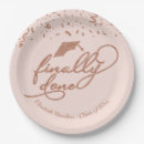 Search for graduation plates and napkins Elegant