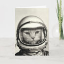 Search for space cat cards Astronaut