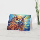 Search for colourful owls cards Watercolor