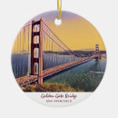 Search for golden christmas tree decorations Golden gate bridge