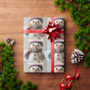 Search for wool wrapping paper Snowman