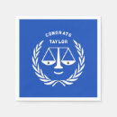 Search for law school graduation napkins Lawyer