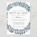 Search for steel blue wedding invitations Watercolor
