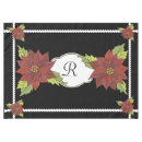 Search for holiday tablecloths Poinsettia