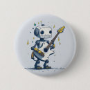 Search for funny robots badges Vintage