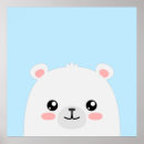 Search for polar bear cartoon posters Kawaii