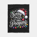 Search for funny christmas blankets Red