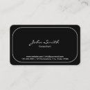 Search for rounded corners business cards Plain