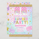 Search for unicorn slumber party invitations Magical
