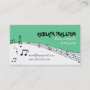 Search for clef business cards Songwriter