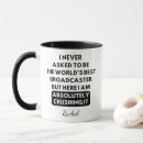 Search for broadcasting mugs Television