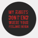 Search for my rights stickers Political